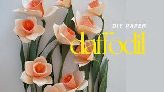 DIY Paper Daffodil Tutorial | Easy Spring Flower Craft