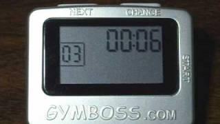 Original Gymboss Single Interval Timer Mode | Exercise Timer