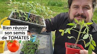 Comment réussir son semis de TOMATES  (puis le repiquage) 『TUTO』