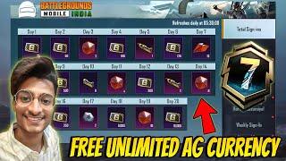 FREE 20000 AG CURRENCY IN BGMI & PUBG MOBILE - UNLIMITED FREE AG CURRENCY @ParasOfficialYT