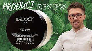 Balmain 'Matt Clay Strong' Men's Hair Product Review | #EFTV