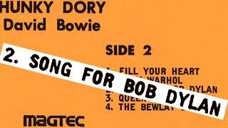 Song For Bob Dylan - DAVID BOWIE Reel to Reel tape HUNKY DORY 7 1/2 ips analog