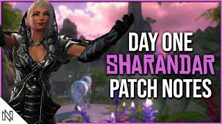 10 Things To Know Sharandar Day One Patch Notes