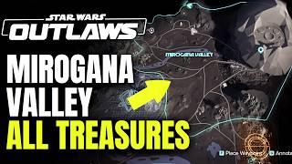 All 6 Mirogana Valley Undiscovered Treasures | STAR WARS OUTLAWS