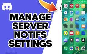 How To Manage Server Notifications Settings On Discord