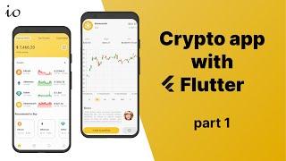 Flutter Crypto App With API | Flutter Tutorial | Flutter For Beginners  - Part 1