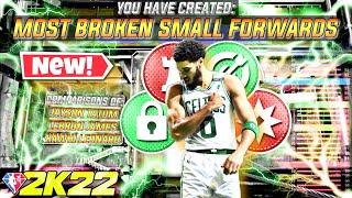 *TOP 3 MOST BROKEN* SMALL FORWARD BUILDS TO USE ON NBA 2K22 NEXT GEN! (BEST ALL AROUND RARE BUILDS!)