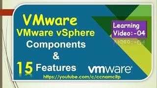 What are VMware vSphere Components & Features-vSphere Virtual , vMotion, Storage vMotion-Video-04