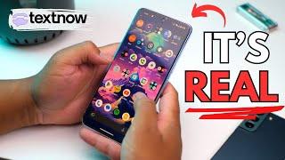 A Phone Service That's Actually FREE? | TextNow Free Essential Data Review