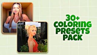 30+ ALIGHT MOTION COLORING PRESETS PACK | namjoons