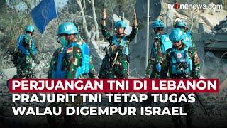 Potret Keberanian Prajurit Garuda TNI di Lebanon Usai Dibombardir Israel | OneNews Update