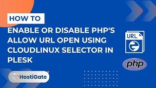 How to Enable or Disable PHP's allow url fopen using CloudLinux Selector in Plesk | HostiGate