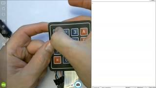 Basic 4x4 Keypad Entry App and Sim with Arduino