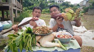 MÓN NỘM GÀ, TIẾT CANH GÀ CỤ | Nhịp Sống Tây Bắc