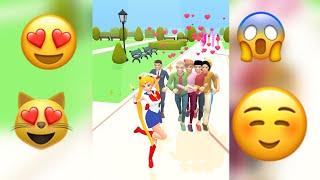 Makeover run gameplay | android, iOS mobile | all levels #shorts | sad beginning happy ending 