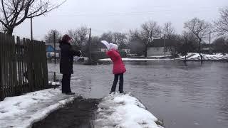 Ну от і прийшла весна в Бутенки 17.03.2018р. Потекли струмочки ...