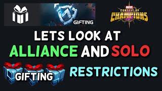 Gifting Event 2021 - Lets Look at The Restrictions To Alliance and Solo Players | Marvel Champions