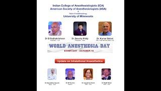 Update on Inhalational Anesthetics | World Anesthesia Day 2020 special edition | ICA Academics #ASA