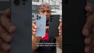 iPhone 13 Pro Max vs Samsung S22 Ultra 4K @60FPS Zoom Comparison