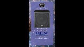 #shorts Wharfedale-Pro DELTA-X18B 1600 watts Programme 18″ Subwoofer