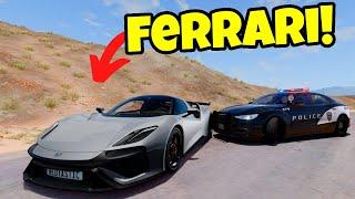 Using ONLY Supercars to Outrun the BeamNG Police