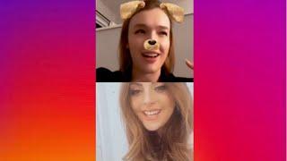 dynasty account takeover - liz gillies and maddison brown instagram live - 04/10/2020