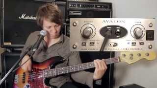 Avalon U5 Class A Active Direct Box with Fender Jazz Bass