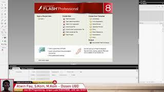 Cara Mudah Desain Objek dan Memberi Warna Pada Objek di Macromedia Flash 8