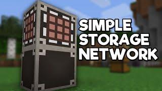Simple Storage Network Mod Spotlight - Minecraft 1.15.2