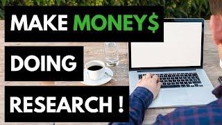 Make Money Doing Research Online - Earn Up To $75 Per Hour