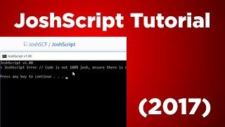 jotslo • JoshScript Installation Tutorial (2017)