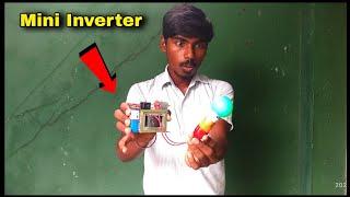 Mini Inverter || How to make inverter using 9v battery || Research tamilan