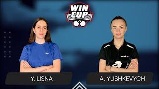 09:00 Yaroslava Lisna - Anastasiia Yushkevych  13.03.2025 WINCUP Women Professional. TABLE 1