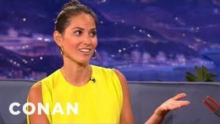 Olivia Munn Really Likes Watching Celebrities Strip | CONAN on TBS