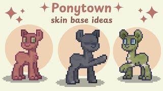 Hot Skin Base to Use || Ponytown OC Tips and Ideas