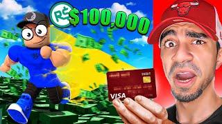 دفعت سعر 100000 دولار عشان اكون اسرع شخص في العالم في روبلوكس  - Roblox !!