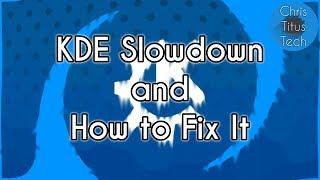 KDE is Slow !?! | Disable Baloo File Indexer