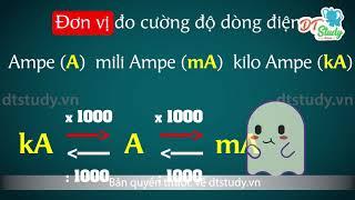 CƯỜNG ĐỘ DÒNG ĐIỆN | Bài giảng vật lí 7 | DT STUDY