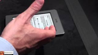 Amazon Kindle Touch Hands-on