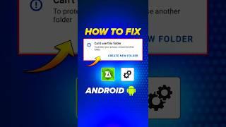 Can't use this folder  How to Fix can't use this folder #shorts #zachiver #android #bgmi #pubg