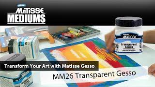MM26 Matisse Transparent Gesso - Pastel Primer | Product Profile