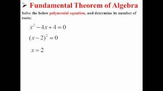 Fundamental Theorem of Algebra