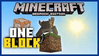 Minecraft "ONE BLOCK Challenge" mit Commands! - Minecraft Bedrock Tutorial