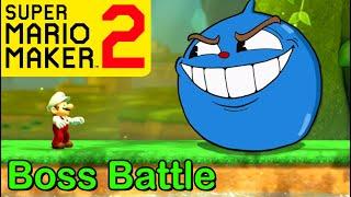 Mario Maker 2 - How to make a GOOPY LE GRANDE boss battle (Mario Maker 2 Boss ideas)(CUPHEAD bosses)