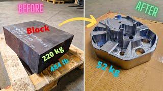 Making of a mold component (cnc milling)