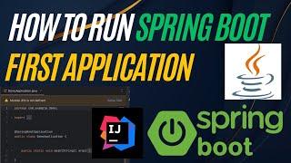 How to run spring boot first application using InteliJ IDEA