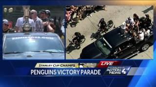 Malkin, family drive through Stanley Cup championship parade