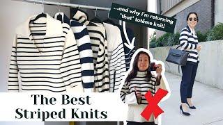 THE BEST STRIPED KNITS + Why I'm Returning the Toteme Striped Sweater (ft. Arket, Sezane)