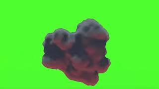 Green screen black cloud 