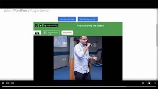 Playback Cloud Recording with Zoom WordPress Plugin